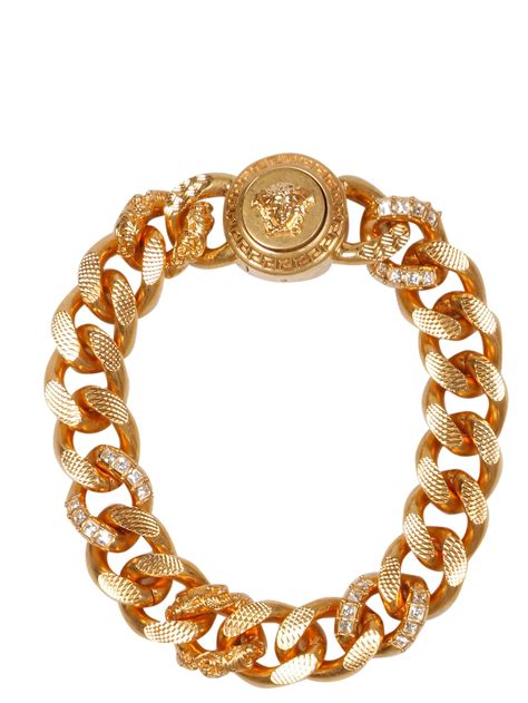 bracelet versace pour homme|versace necklace real gold.